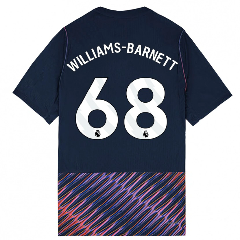 Danxen Mujer Camiseta Luca Williams-Barnett #68 Azulreal Blanco 2ª Equipación 2026/27 La Camisa México