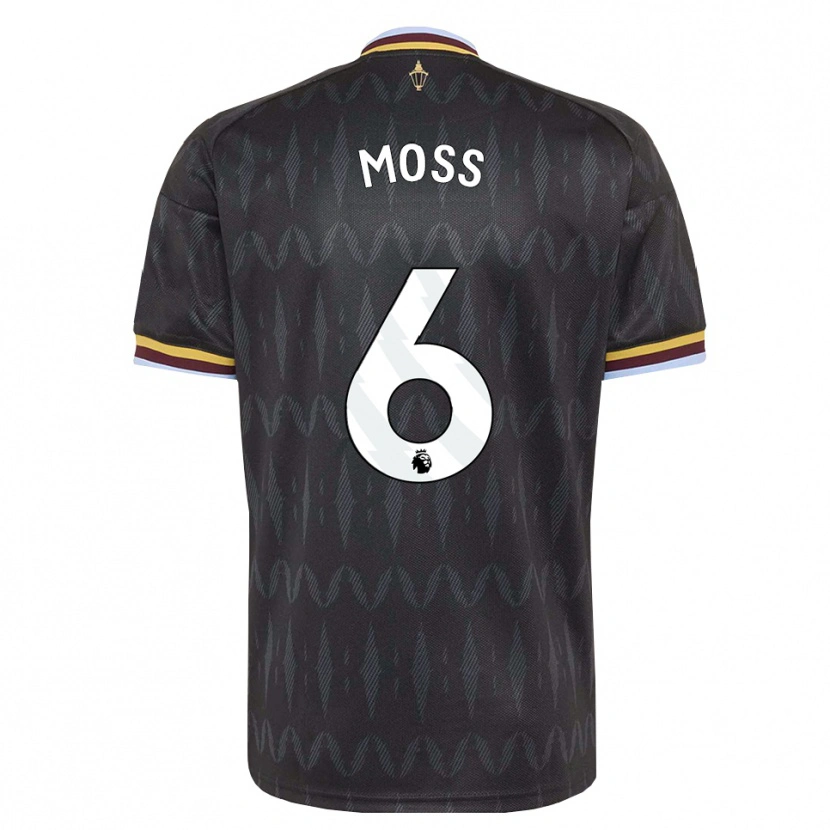 Danxen Mujer Camiseta Lennon Moss #6 Azulaciano Negro Amarillo 2ª Equipación 2026/27 La Camisa México
