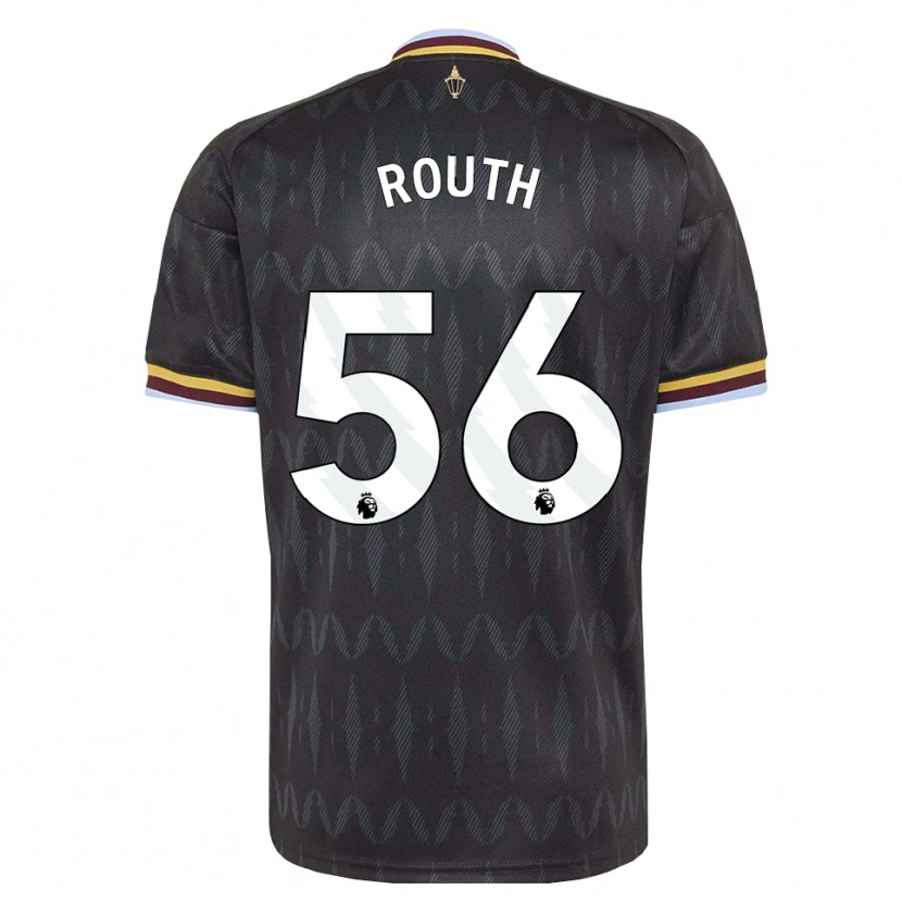 Danxen Mujer Camiseta Leon Routh #56 Azulaciano Negro Amarillo 2ª Equipación 2026/27 La Camisa México