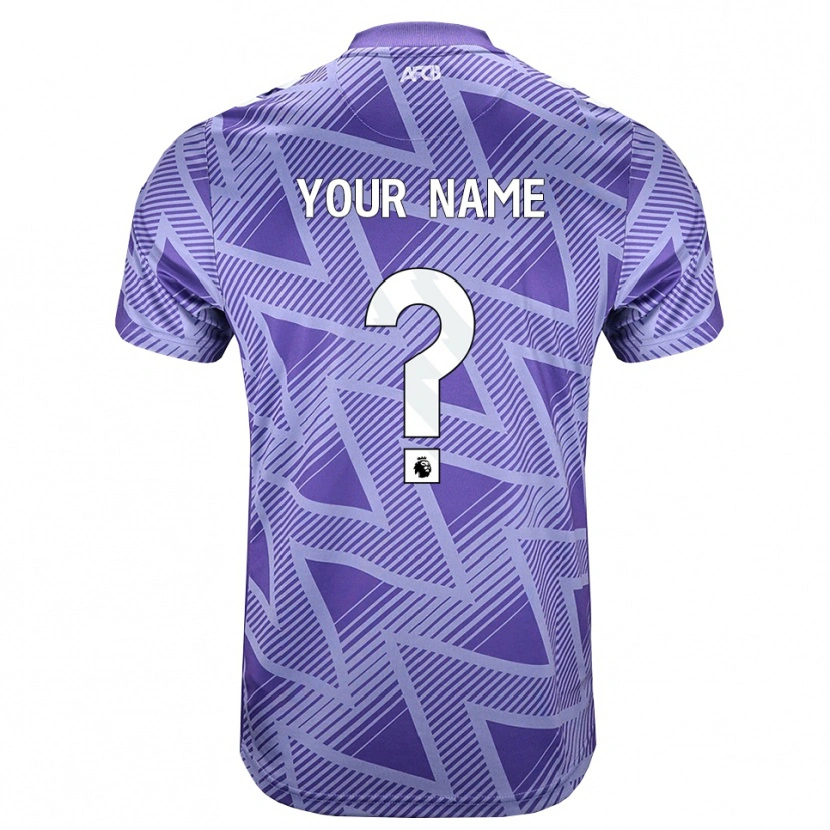 Danxen Mujer Camiseta Su Nombre #0 Rojovioletapálido Blanco 2ª Equipación 2026/27 La Camisa México