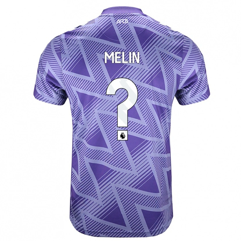 Danxen Mujer Camiseta Zach Melin #0 Rojovioletapálido Blanco 2ª Equipación 2026/27 La Camisa México
