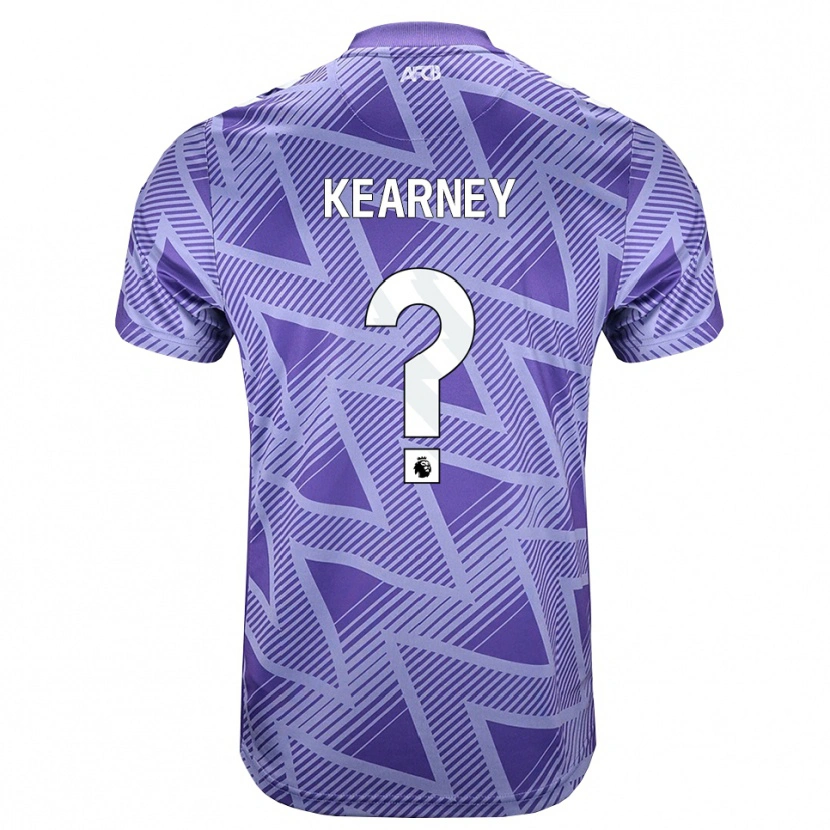 Danxen Mujer Camiseta Damani Kearney #0 Rojovioletapálido Blanco 2ª Equipación 2026/27 La Camisa México
