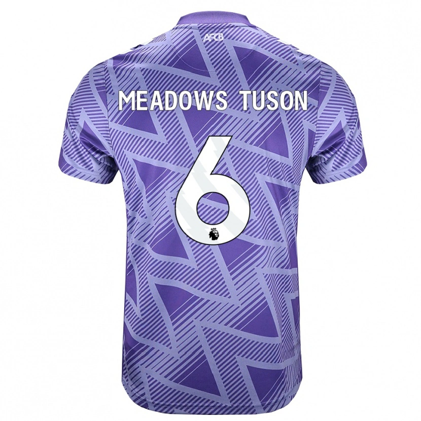 Danxen Mujer Camiseta Freya Meadows Tuson #6 Rojovioletapálido Blanco 2ª Equipación 2026/27 La Camisa México