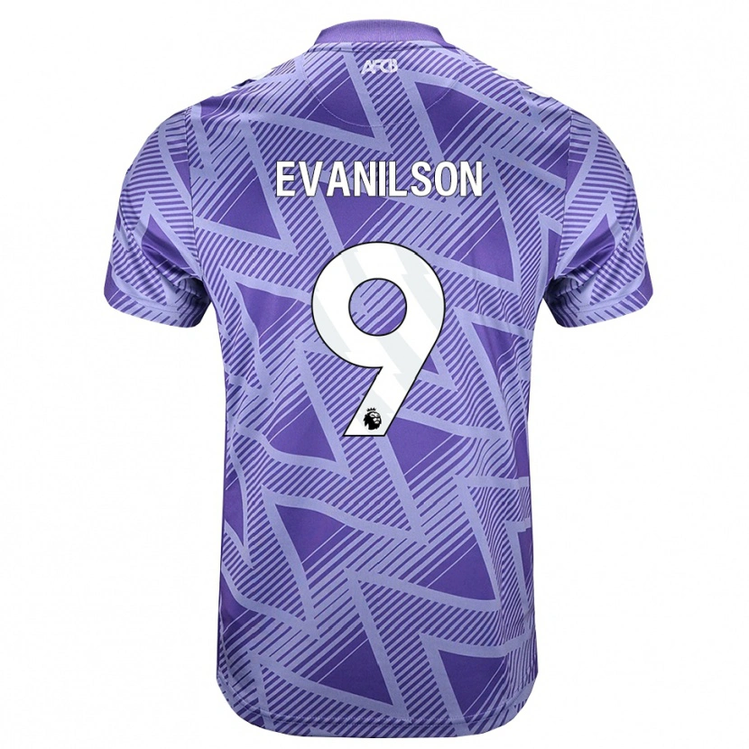 Danxen Mujer Camiseta Francisco Evanilson De Lima Barbosa #9 Rojovioletapálido Blanco 2ª Equipación 2026/27 La Camisa México
