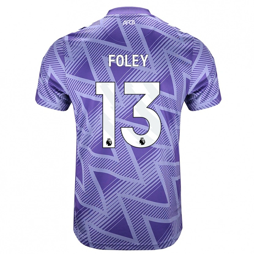 Danxen Mujer Camiseta Erin Foley #13 Rojovioletapálido Blanco 2ª Equipación 2026/27 La Camisa México