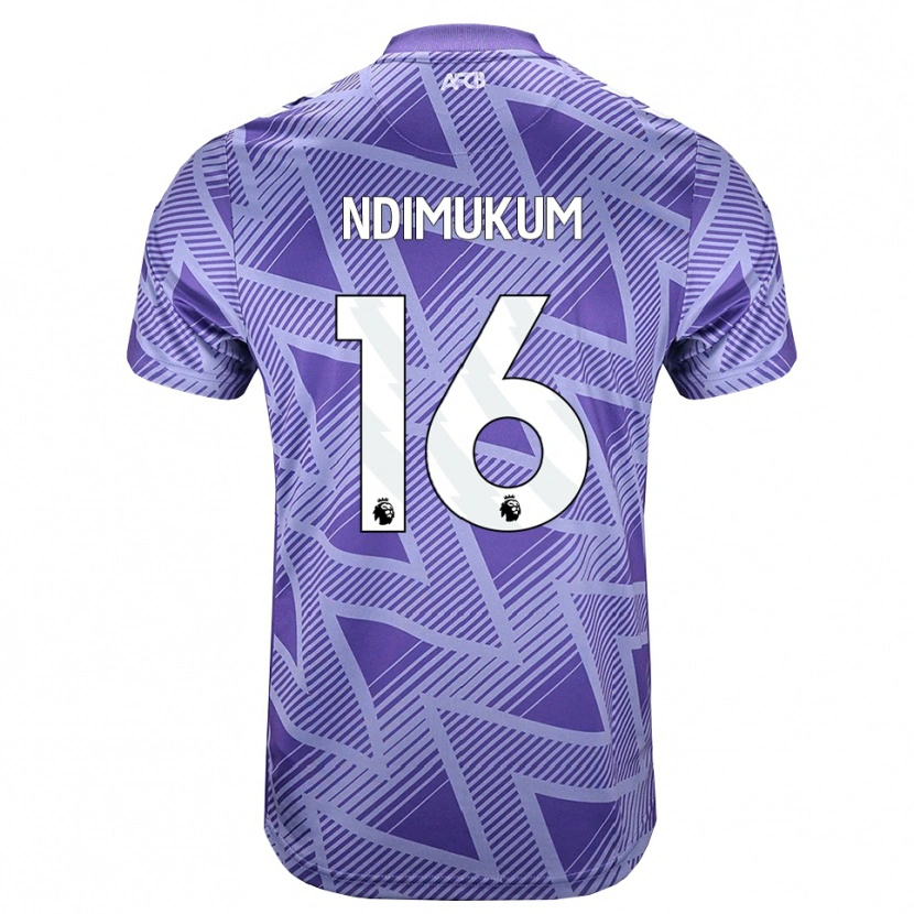 Danxen Mujer Camiseta Dane Ndimukum #16 Rojovioletapálido Blanco 2ª Equipación 2026/27 La Camisa México