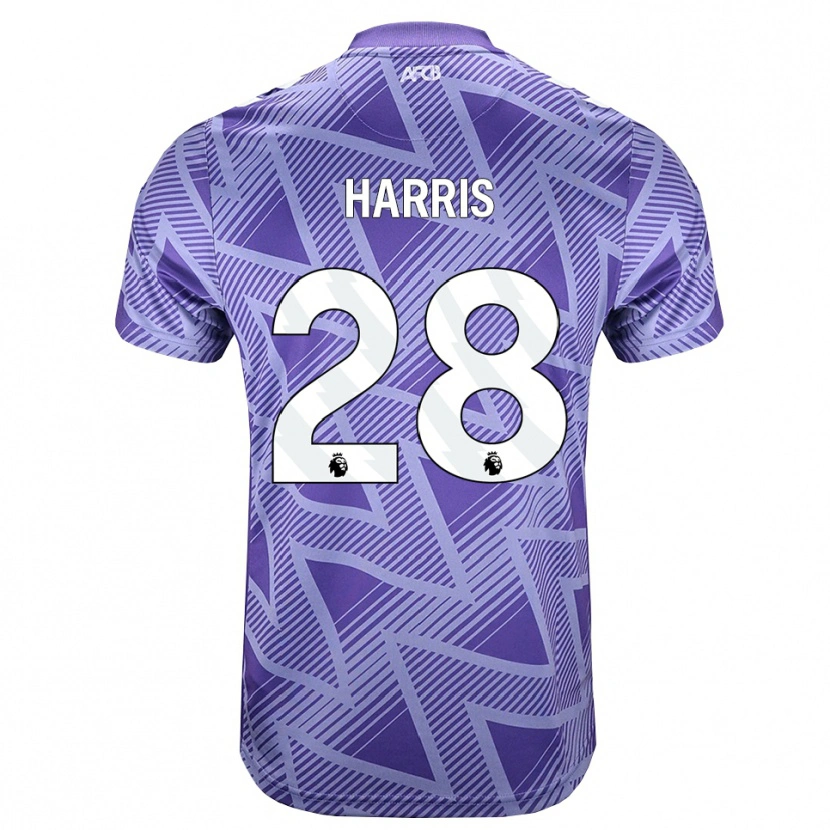Danxen Mujer Camiseta Charlotte Harris #28 Rojovioletapálido Blanco 2ª Equipación 2026/27 La Camisa México