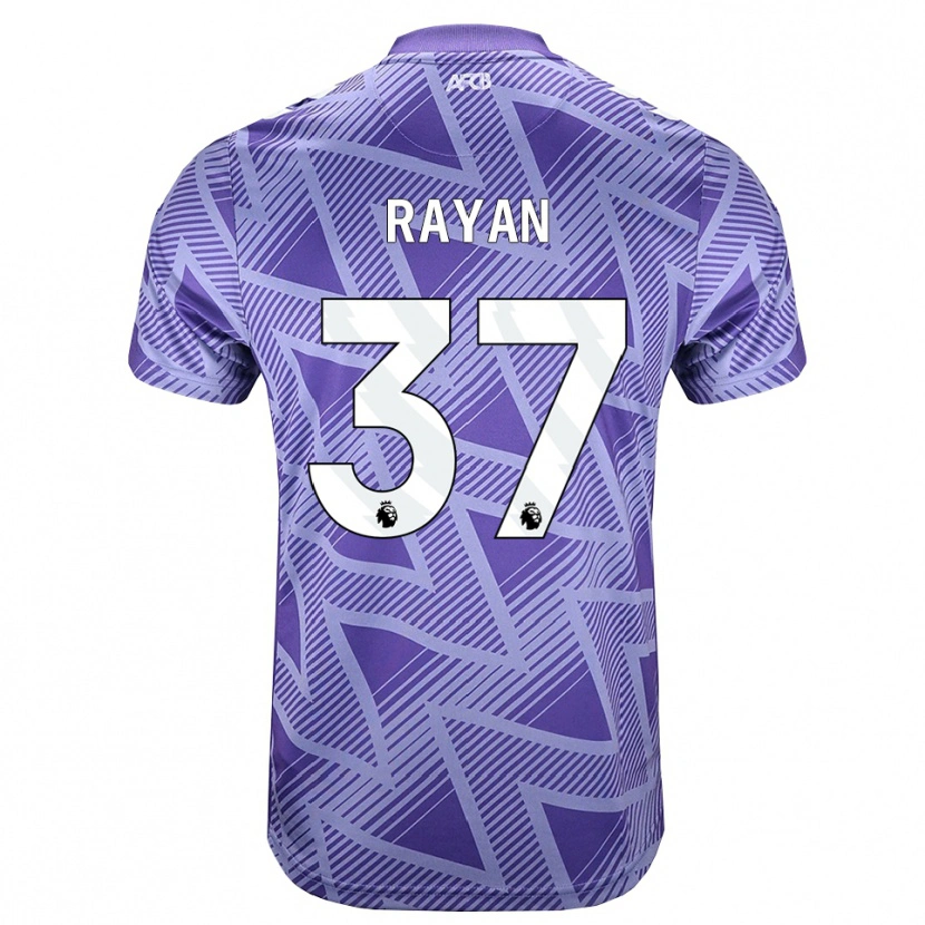 Danxen Mujer Camiseta Rayan Vitor Simplício Rocha #37 Rojovioletapálido Blanco 2ª Equipación 2026/27 La Camisa México