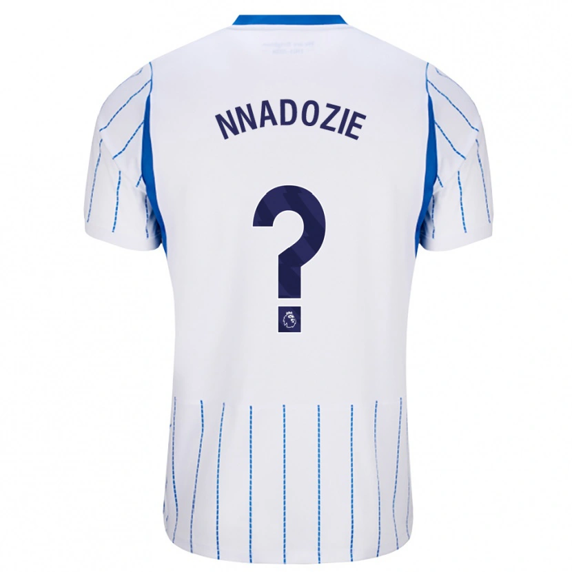 Danxen Mujer Camiseta Chiamaka Nnadozie #0 Azuldodger Blanco 2ª Equipación 2026/27 La Camisa México