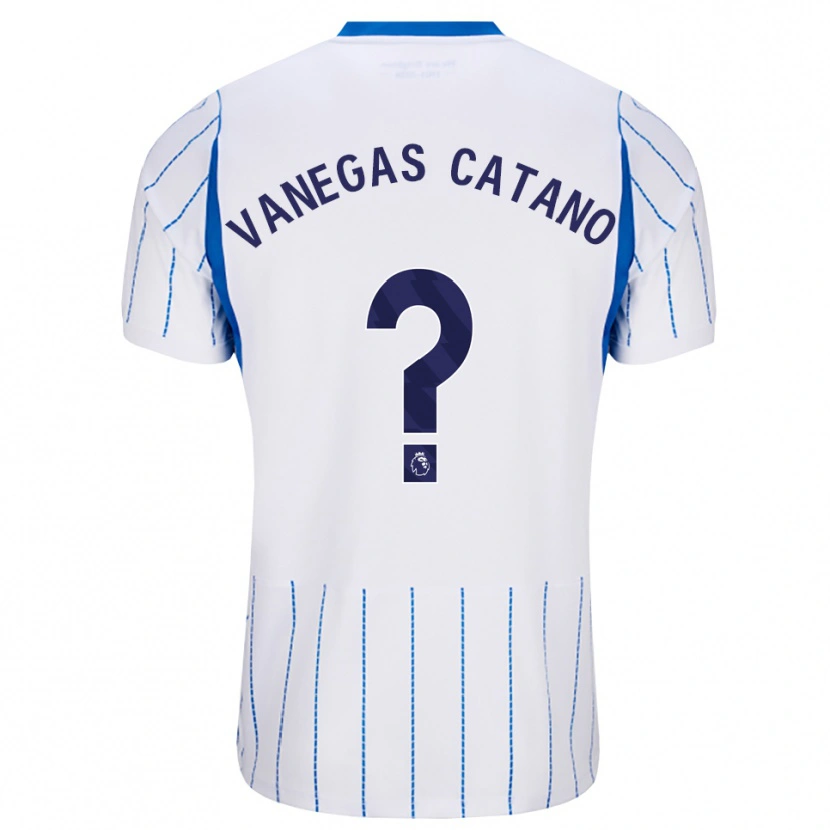 Danxen Mujer Camiseta Manuela Vanegas Catano #0 Azuldodger Blanco 2ª Equipación 2026/27 La Camisa México