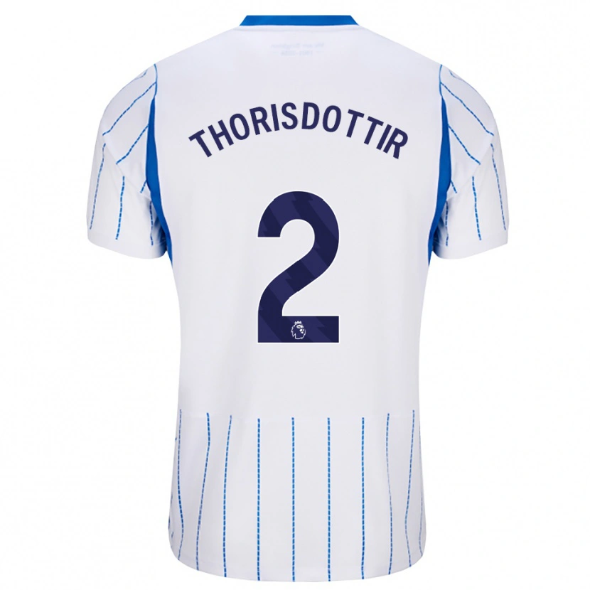 Danxen Mujer Camiseta Maria Thorisdottir #2 Azuldodger Blanco 2ª Equipación 2026/27 La Camisa México