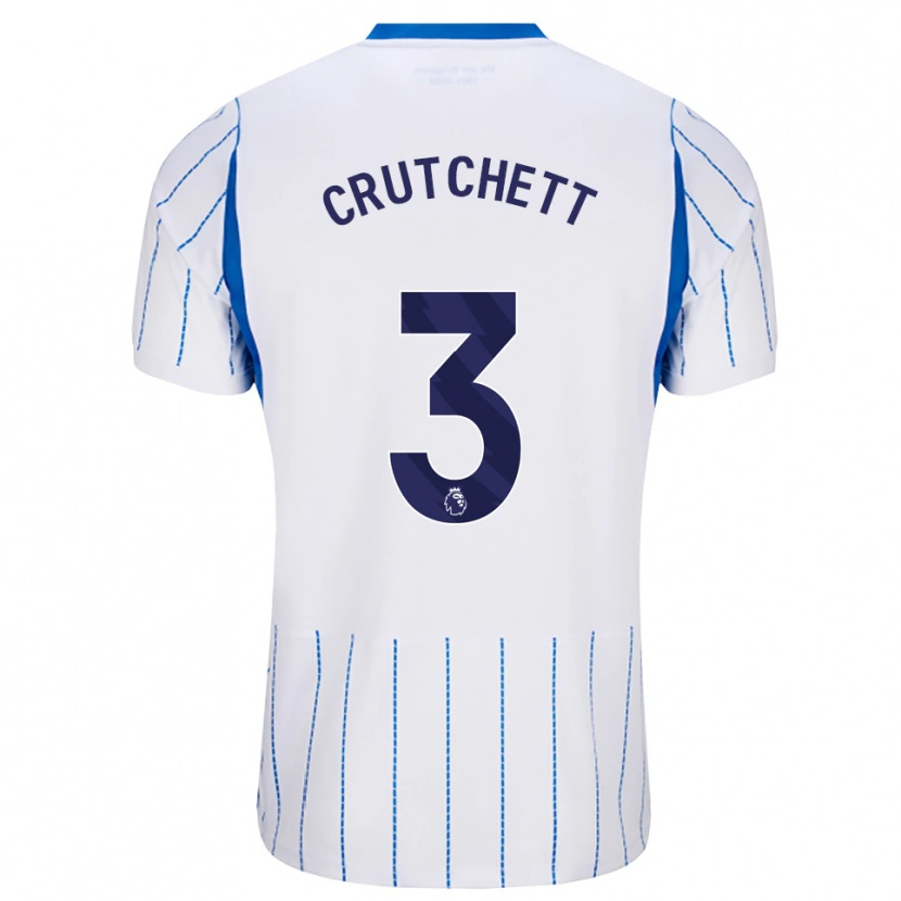 Danxen Mujer Camiseta Liam Crutchett #3 Azuldodger Blanco 2ª Equipación 2026/27 La Camisa México