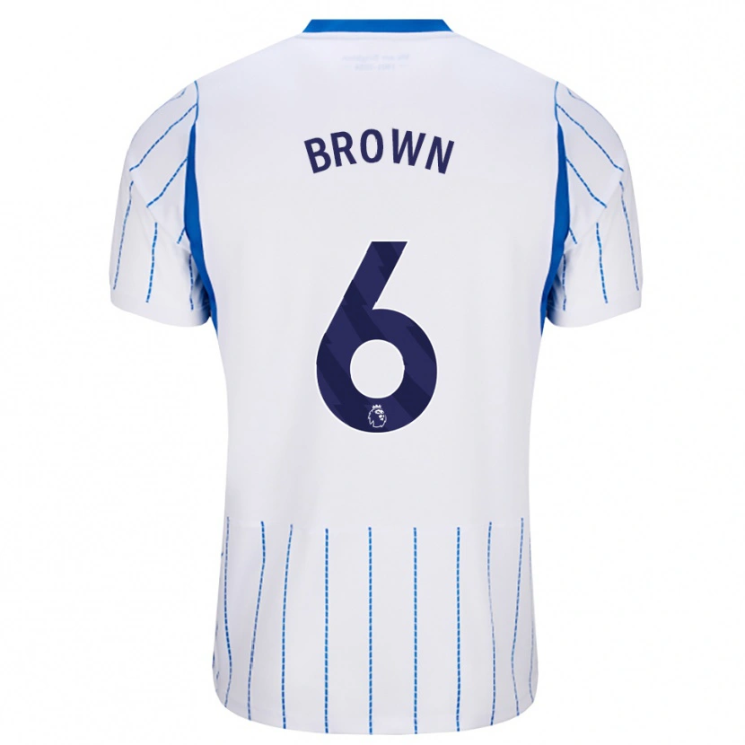 Danxen Mujer Camiseta Harrison Brown #6 Azuldodger Blanco 2ª Equipación 2026/27 La Camisa México