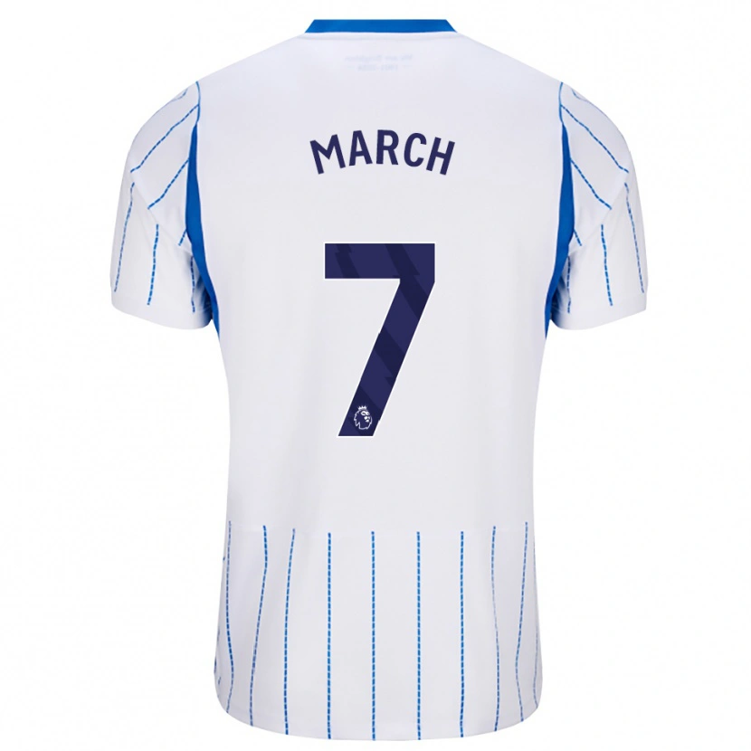 Danxen Mujer Camiseta Solly March #7 Azuldodger Blanco 2ª Equipación 2026/27 La Camisa México