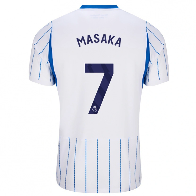 Danxen Mujer Camiseta Aisha Masaka #7 Azuldodger Blanco 2ª Equipación 2026/27 La Camisa México