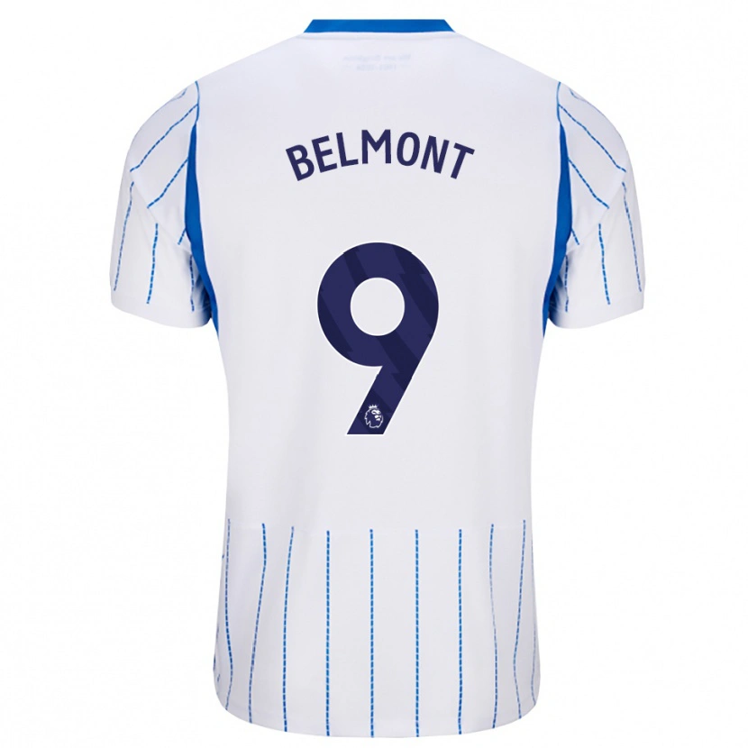 Danxen Mujer Camiseta Joe Belmont #9 Azuldodger Blanco 2ª Equipación 2026/27 La Camisa México