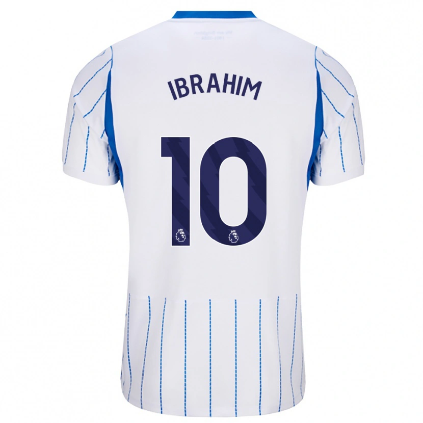 Danxen Mujer Camiseta Younes Ibrahim #10 Azuldodger Blanco 2ª Equipación 2026/27 La Camisa México