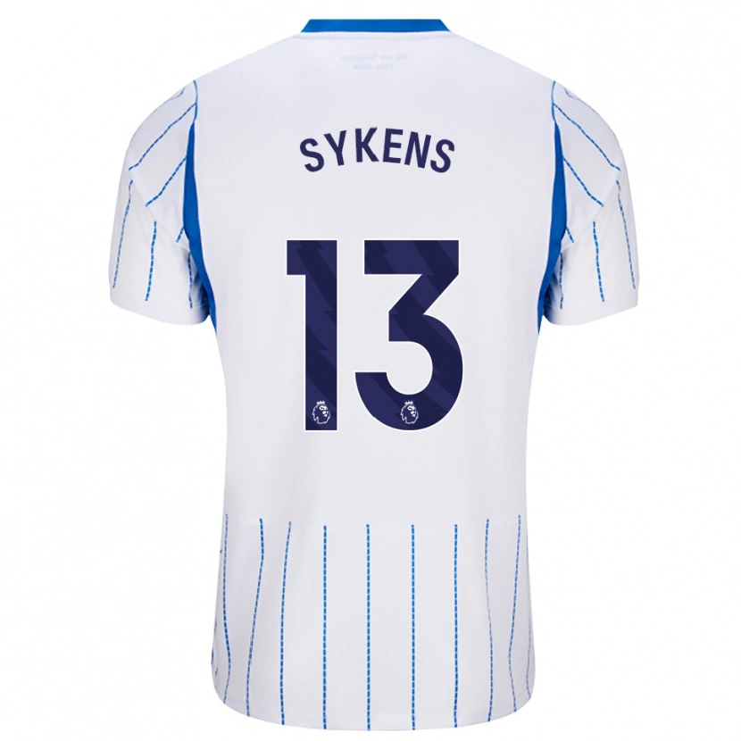 Danxen Mujer Camiseta Rory Sykens #13 Azuldodger Blanco 2ª Equipación 2026/27 La Camisa México