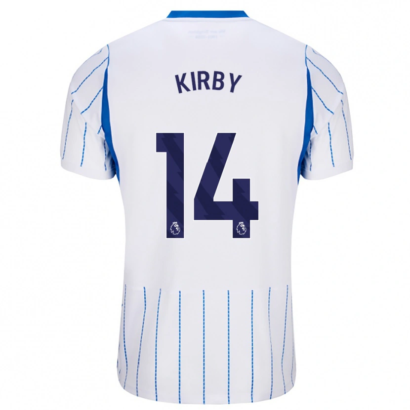 Danxen Mujer Camiseta Fran Kirby #14 Azuldodger Blanco 2ª Equipación 2026/27 La Camisa México