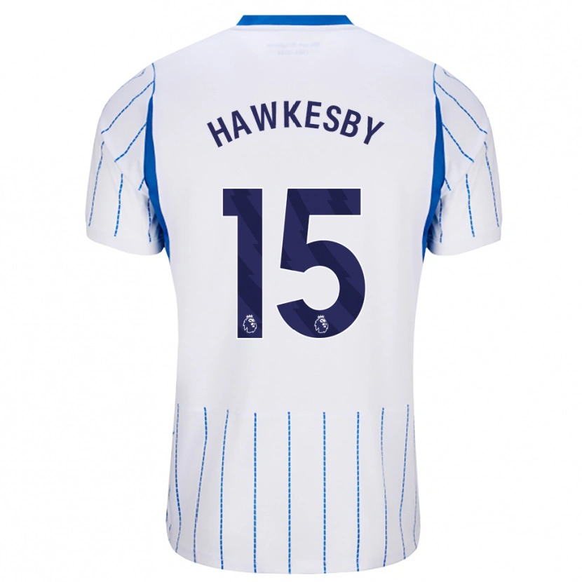 Danxen Mujer Camiseta Mackenzie Hawkesby #15 Azuldodger Blanco 2ª Equipación 2026/27 La Camisa México