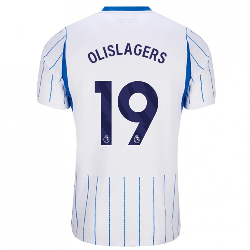 Danxen Mujer Camiseta Marisa Olislagers #19 Azuldodger Blanco 2ª Equipación 2026/27 La Camisa México