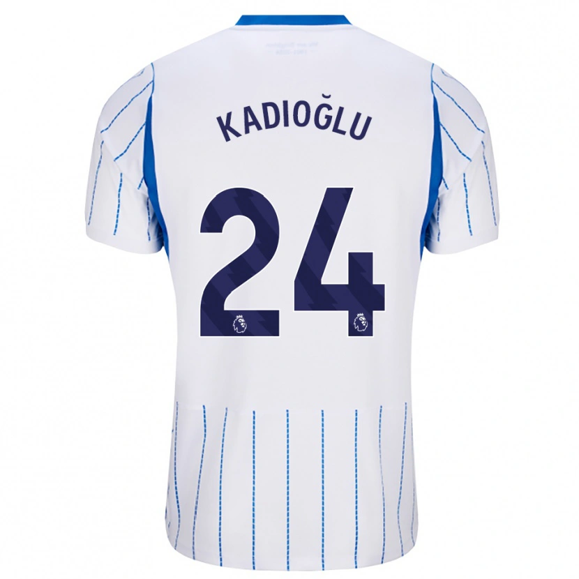 Danxen Mujer Camiseta Ferdi Kadıoğlu #24 Azuldodger Blanco 2ª Equipación 2026/27 La Camisa México