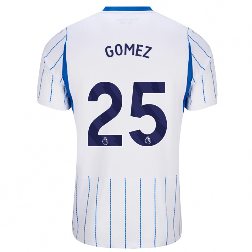 Danxen Mujer Camiseta Diego Gómez #25 Azuldodger Blanco 2ª Equipación 2026/27 La Camisa México