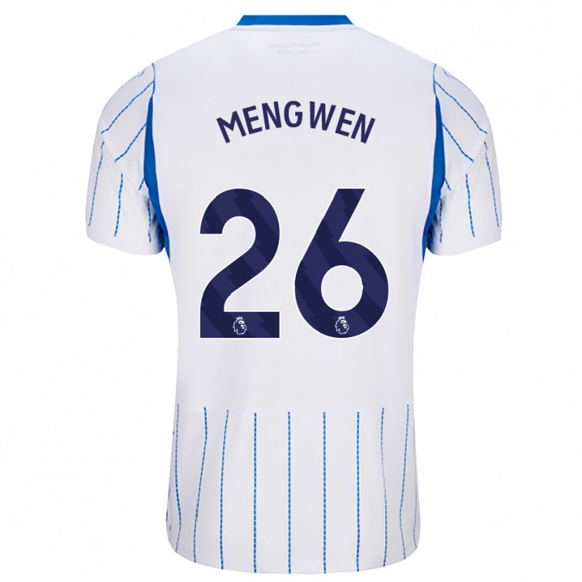 Danxen Mujer Camiseta Li Mengwen #26 Azuldodger Blanco 2ª Equipación 2026/27 La Camisa México