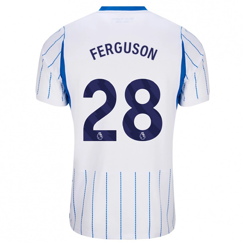 Danxen Mujer Camiseta Evan Ferguson #28 Azuldodger Blanco 2ª Equipación 2026/27 La Camisa México