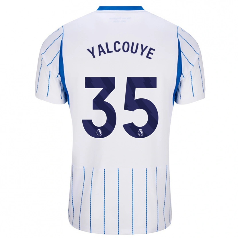 Danxen Mujer Camiseta Malick Yalcouyé #35 Azuldodger Blanco 2ª Equipación 2026/27 La Camisa México