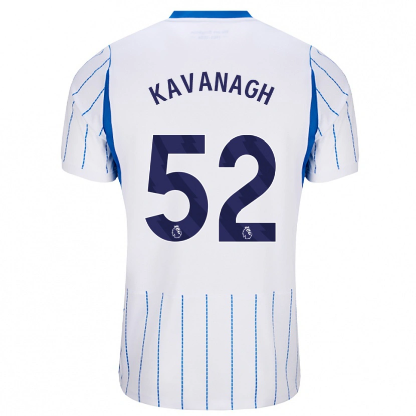 Danxen Mujer Camiseta Leigh Kavanagh #52 Azuldodger Blanco 2ª Equipación 2026/27 La Camisa México