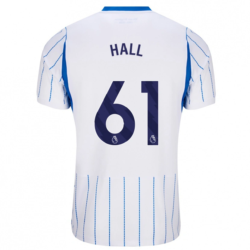 Danxen Mujer Camiseta Steven Hall #61 Azuldodger Blanco 2ª Equipación 2026/27 La Camisa México