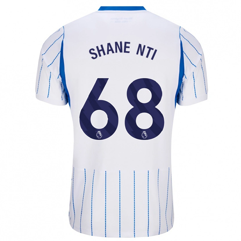 Danxen Mujer Camiseta Shane Nti #68 Azuldodger Blanco 2ª Equipación 2026/27 La Camisa México