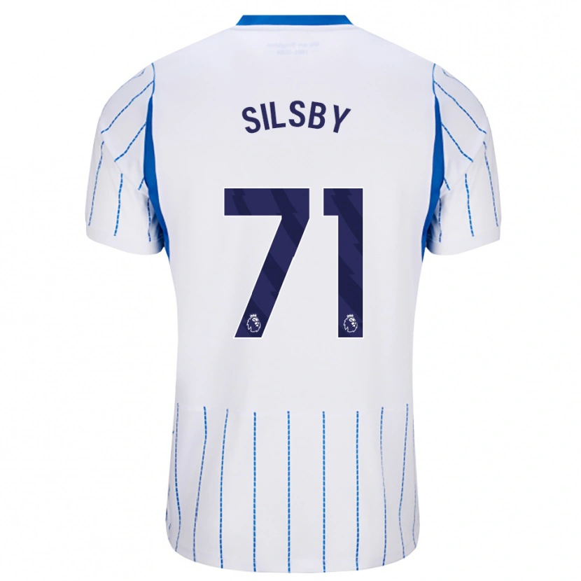Danxen Mujer Camiseta Tyler Silsby #71 Azuldodger Blanco 2ª Equipación 2026/27 La Camisa México