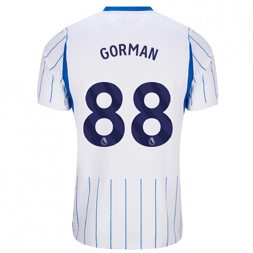 Danxen Mujer Camiseta Ronnie Gorman #88 Azuldodger Blanco 2ª Equipación 2026/27 La Camisa México