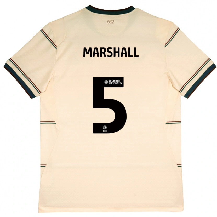 Danxen Mujer Camiseta Georgia Marshall #5 Beige Borgoña 2ª Equipación 2026/27 La Camisa México
