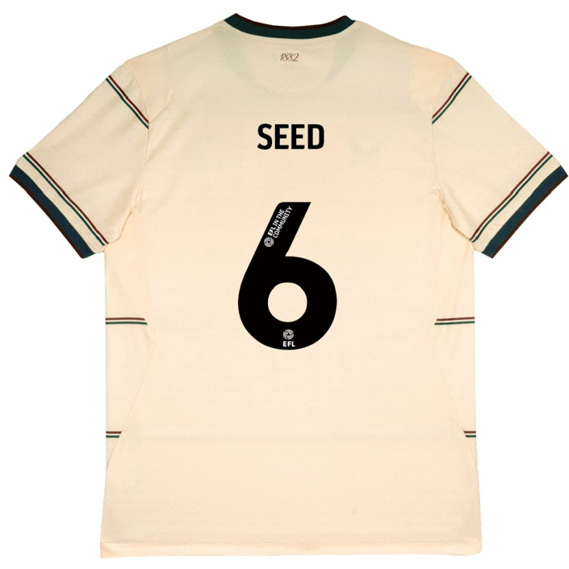 Danxen Mujer Camiseta Helen Seed #6 Beige Borgoña 2ª Equipación 2026/27 La Camisa México