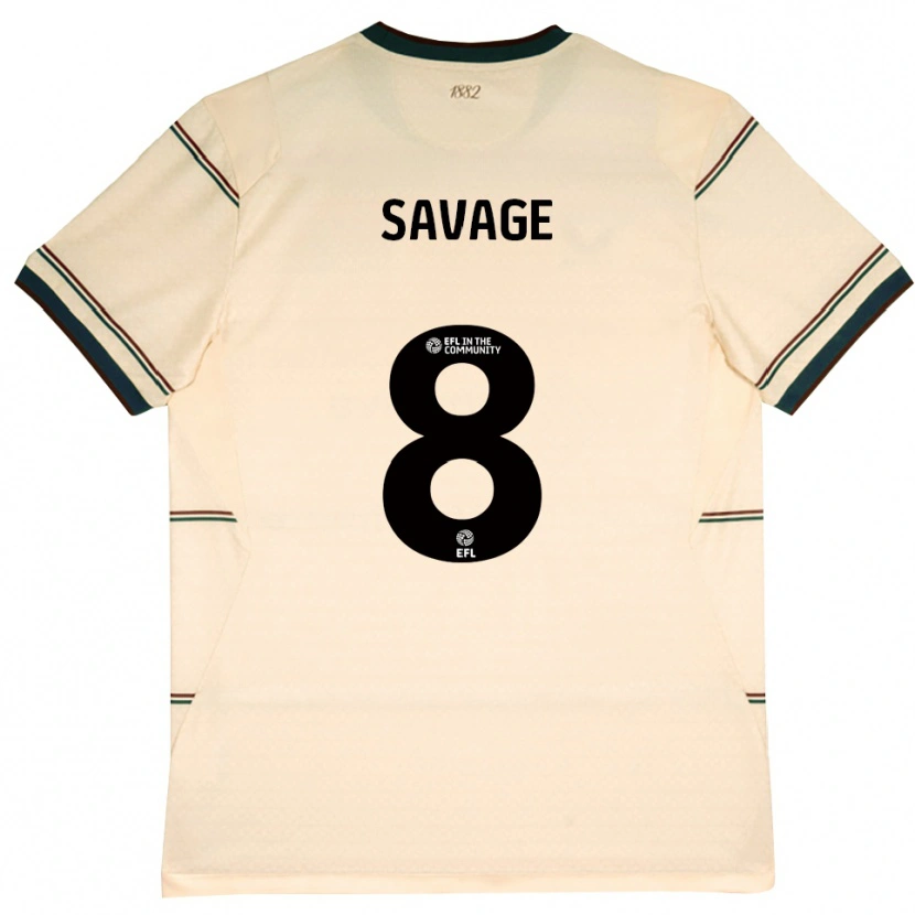 Danxen Mujer Camiseta Troy Savage #8 Beige Borgoña 2ª Equipación 2026/27 La Camisa México