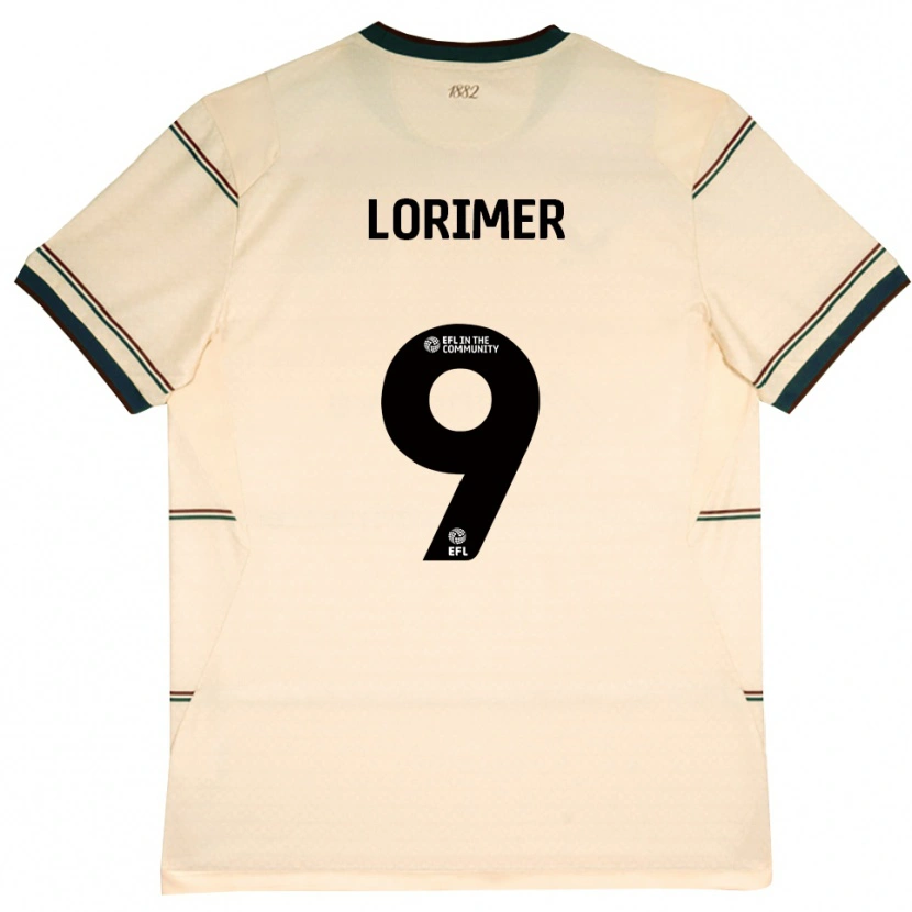 Danxen Mujer Camiseta Archie Lorimer #9 Beige Borgoña 2ª Equipación 2026/27 La Camisa México