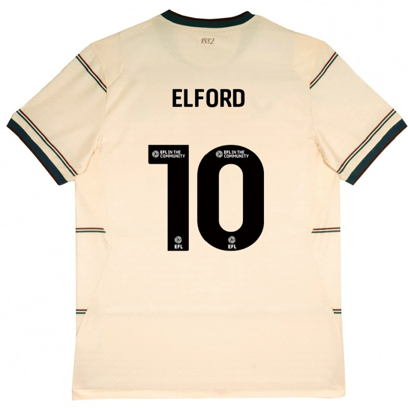Danxen Mujer Camiseta Laura Elford #10 Beige Borgoña 2ª Equipación 2026/27 La Camisa México