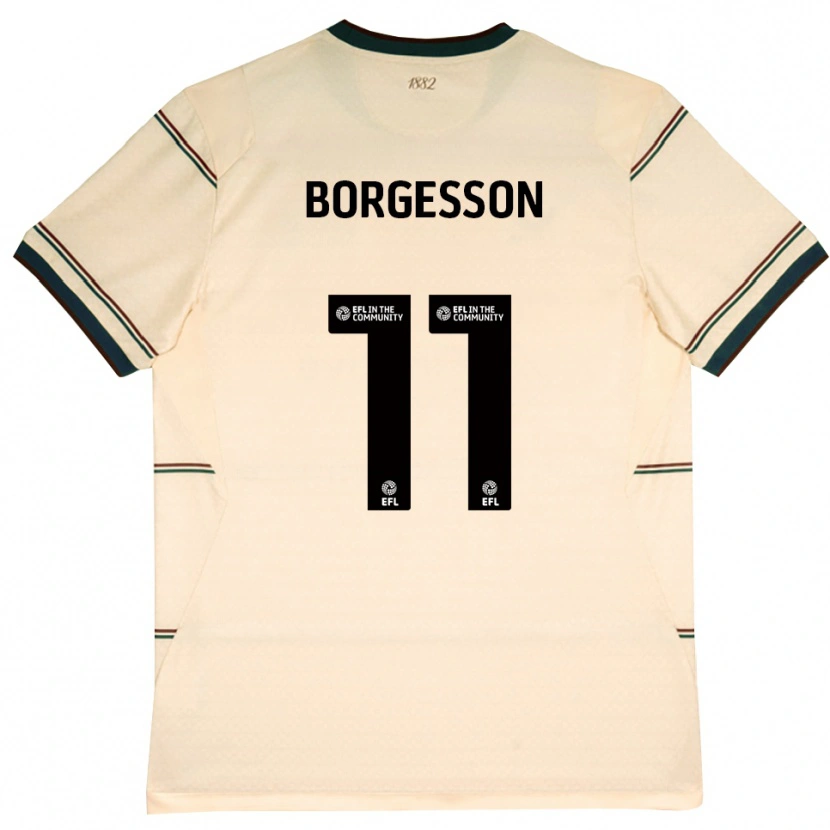 Danxen Mujer Camiseta Blayz Borgesson #11 Beige Borgoña 2ª Equipación 2026/27 La Camisa México
