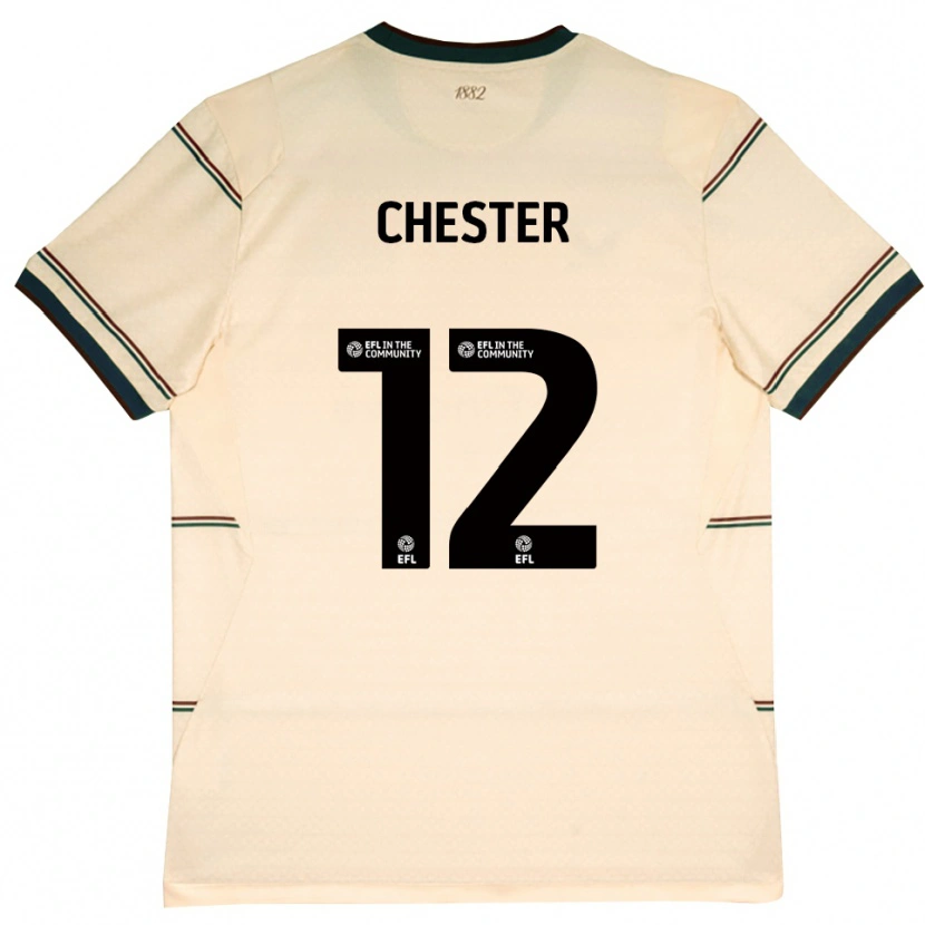 Danxen Mujer Camiseta Felix Chester #12 Beige Borgoña 2ª Equipación 2026/27 La Camisa México