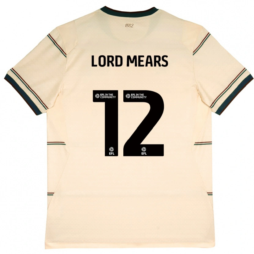 Danxen Mujer Camiseta Rhema Lord-Mears #12 Beige Borgoña 2ª Equipación 2026/27 La Camisa México