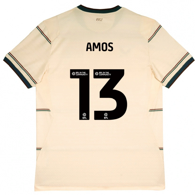 Danxen Mujer Camiseta Ben Amos #13 Beige Borgoña 2ª Equipación 2026/27 La Camisa México