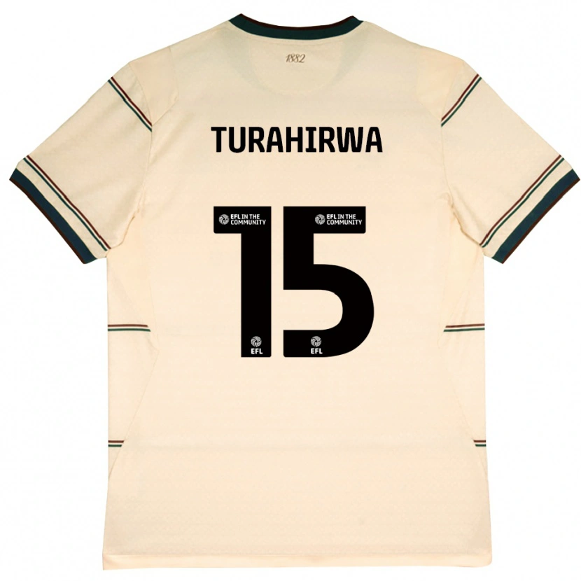 Danxen Mujer Camiseta Elijah Turahirwa #15 Beige Borgoña 2ª Equipación 2026/27 La Camisa México