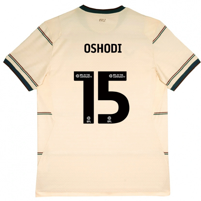 Danxen Mujer Camiseta Darren Oshodi #15 Beige Borgoña 2ª Equipación 2026/27 La Camisa México