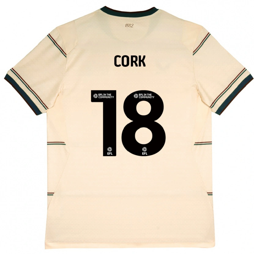Danxen Mujer Camiseta Jack Cork #18 Beige Borgoña 2ª Equipación 2026/27 La Camisa México