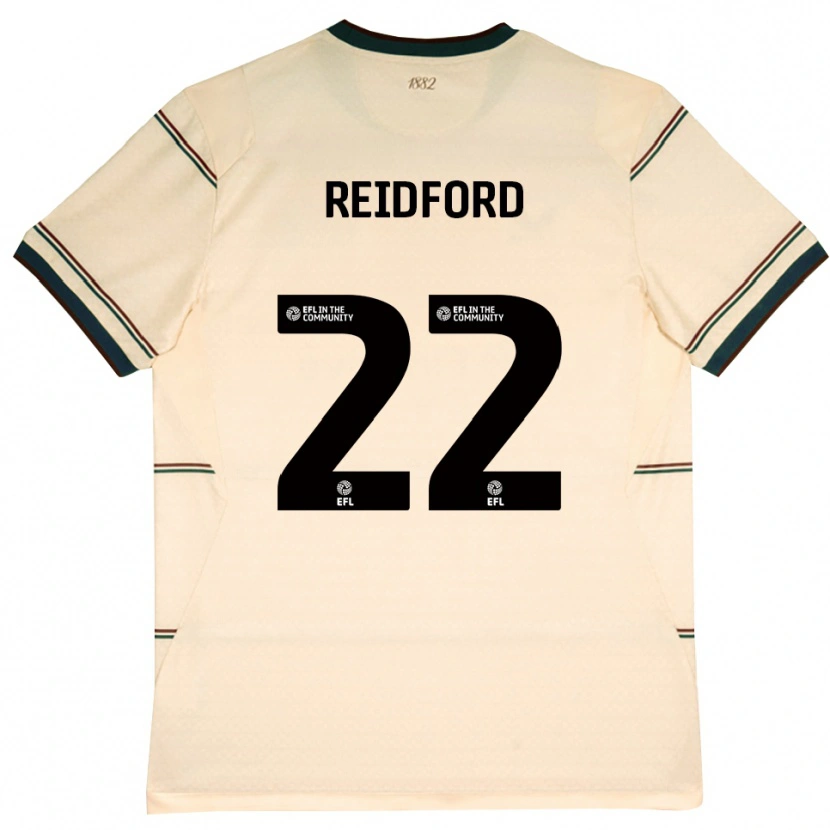 Danxen Mujer Camiseta Isabella Reidford #22 Beige Borgoña 2ª Equipación 2026/27 La Camisa México