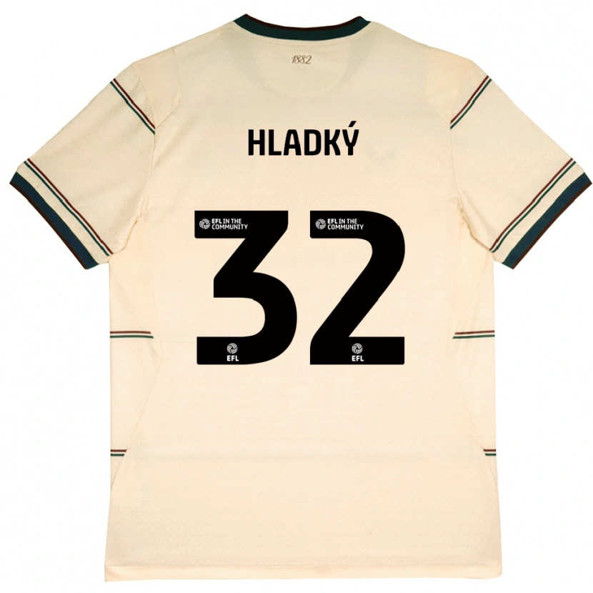 Danxen Mujer Camiseta Vaclav Hladky #32 Beige Borgoña 2ª Equipación 2026/27 La Camisa México