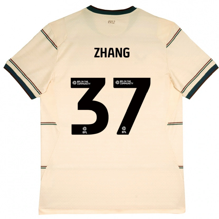 Danxen Mujer Camiseta Jiaming Zhang #37 Beige Borgoña 2ª Equipación 2026/27 La Camisa México
